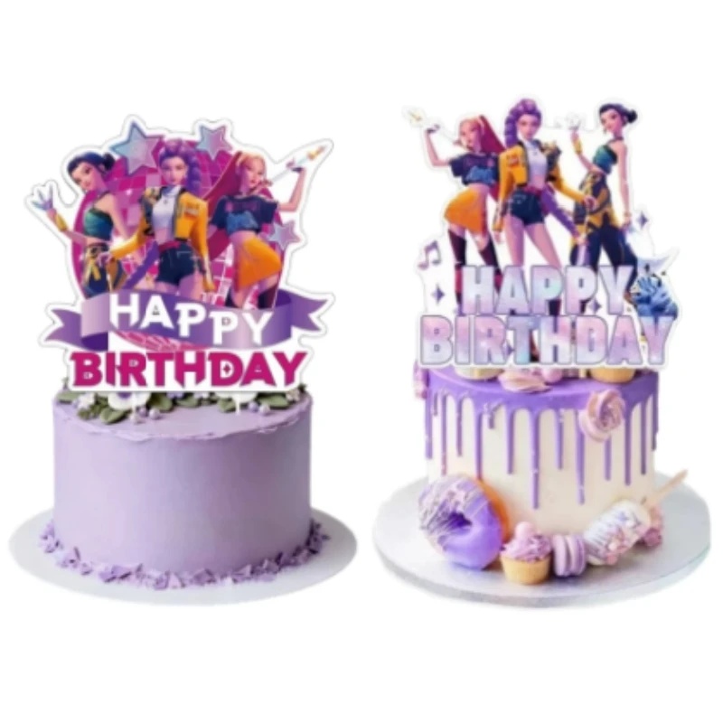Event Supplies - Adornos para Pastel de Anime Grils