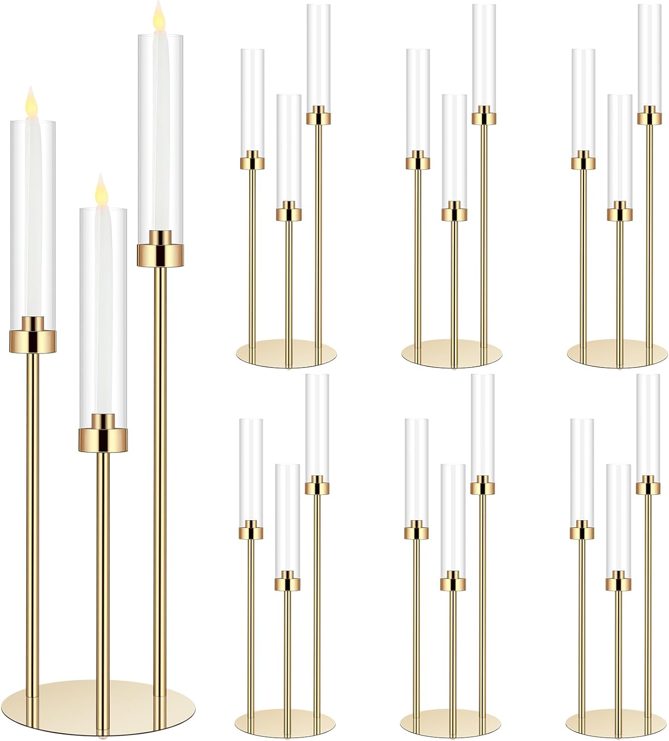 Centerpiece Stick - 1 Juego de candelabro acrílico, centro