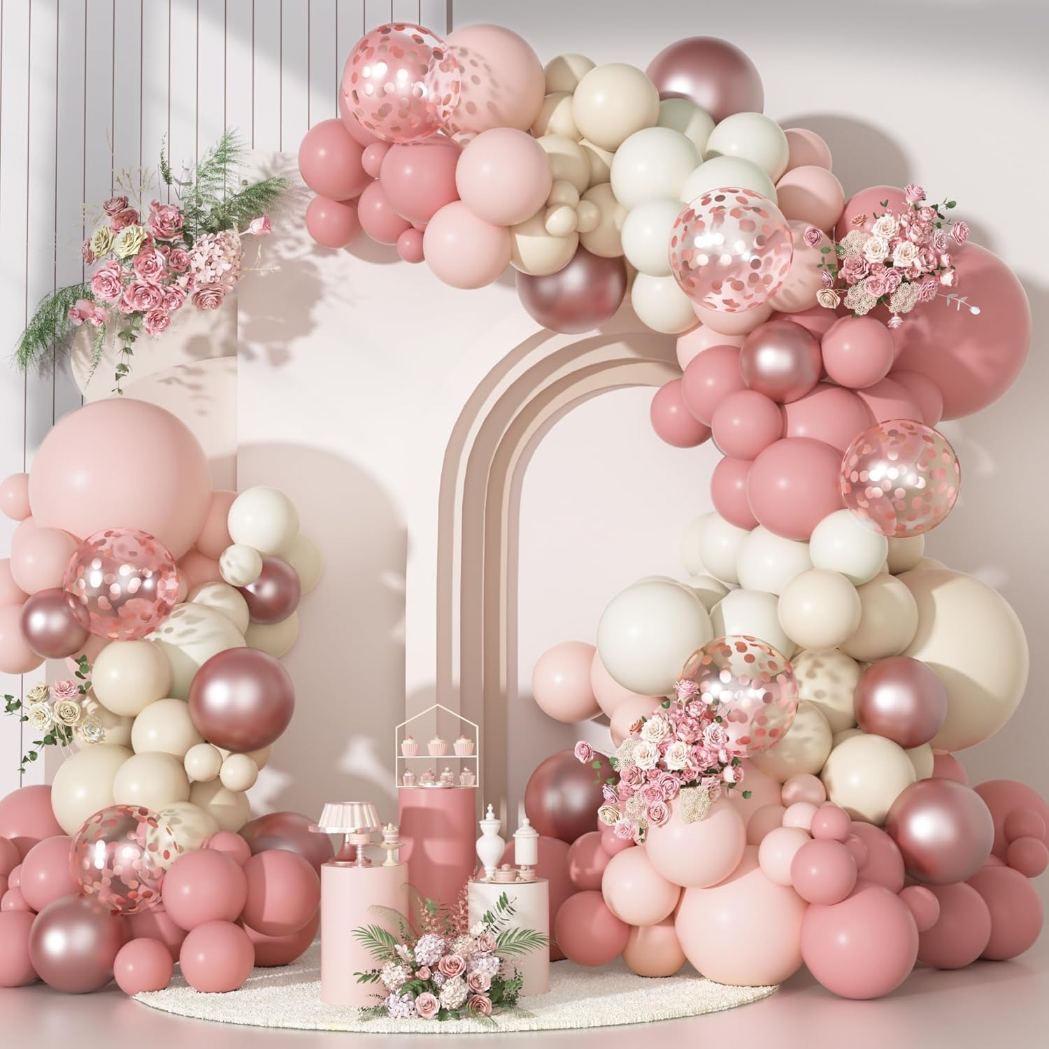 Balloon Arch Kit - Kit de Guirnalda de Globos Rosa