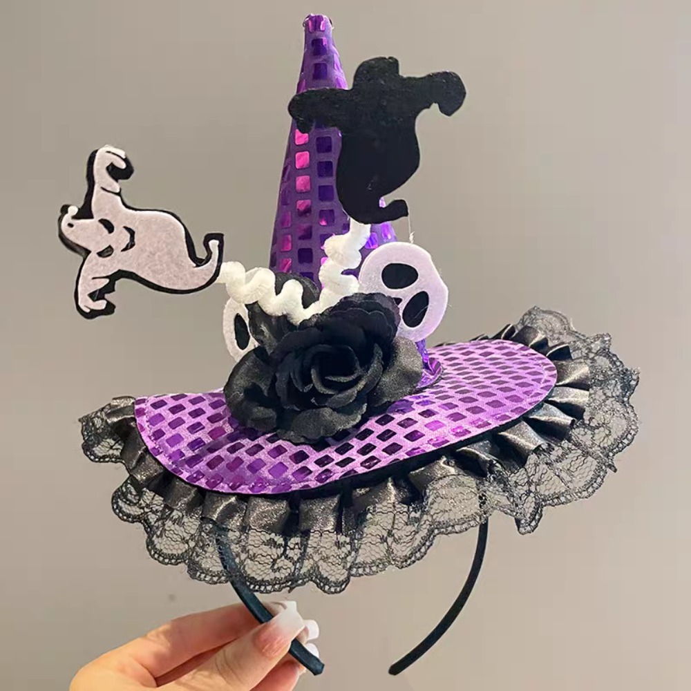 Party Hat Cone - Diadema de Halloween con diseño de