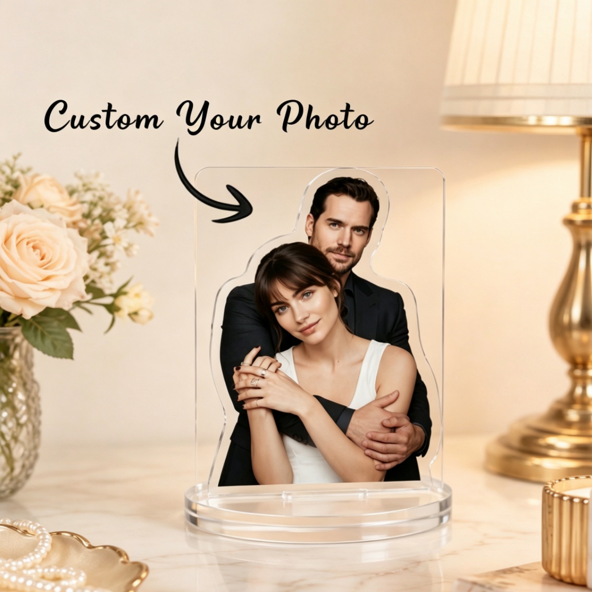 Eve Party - Decoración Personalizada de Retratos en Acrílico