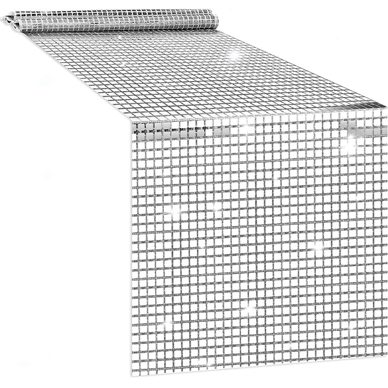 Glitter Tablecloth - Camino de mesa para fiesta disco,