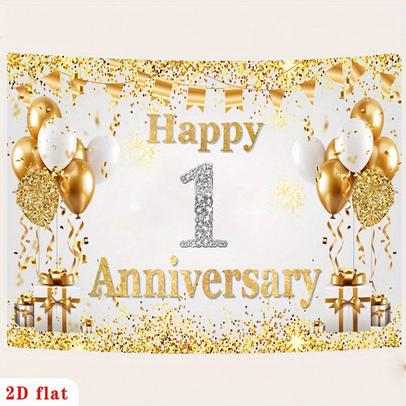 Guirnalda de Globos 2D Dorada  - Party Banner Gold reseña y precio