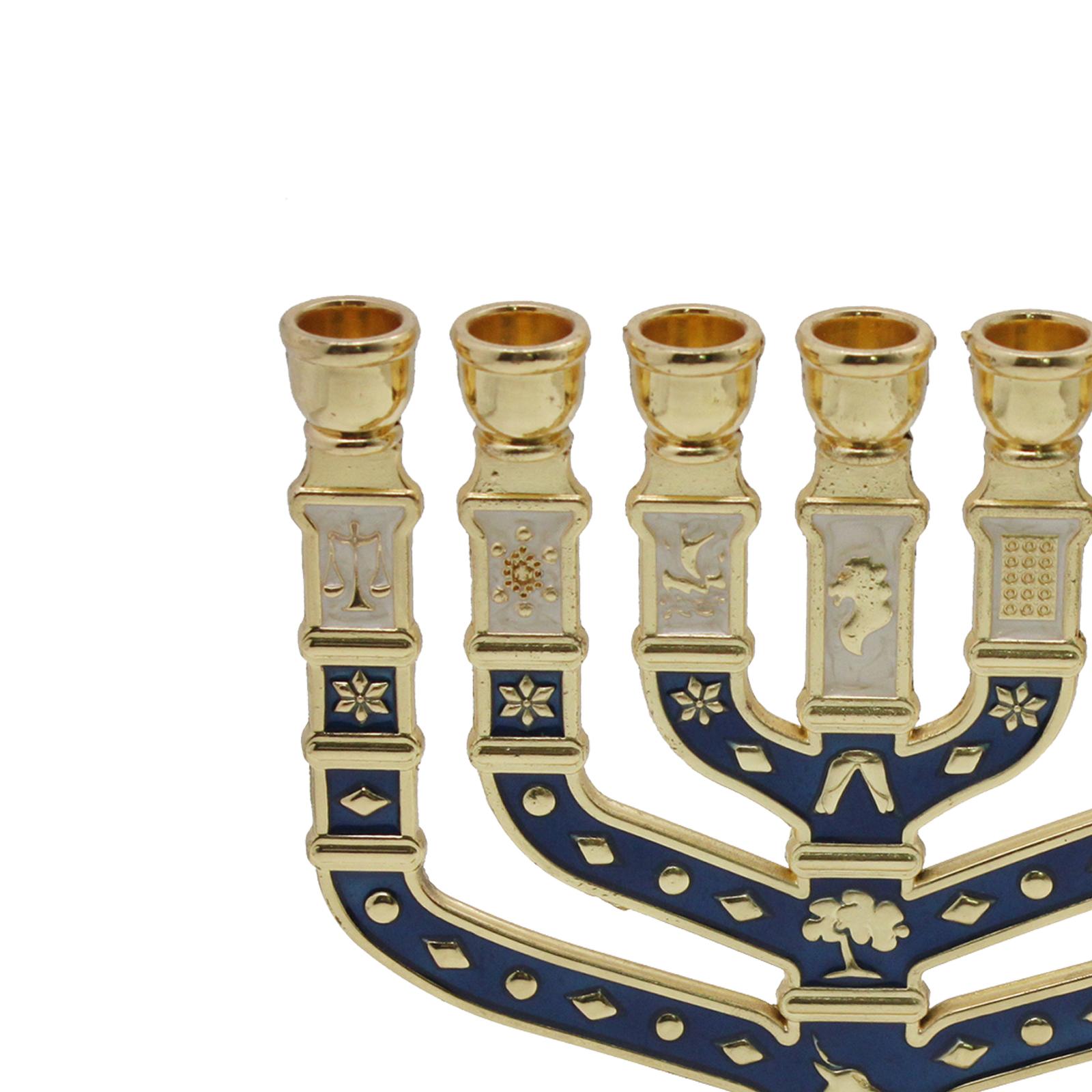 Menorah Candelabrum centro de  - Centerpiece Stick reseña y precio
