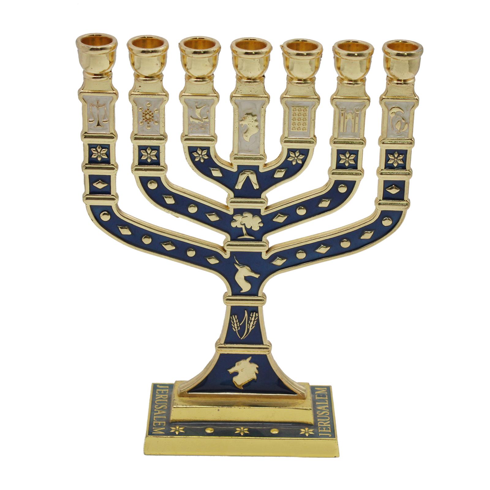 Menorah Candelabrum centro de  - Centerpiece Stick reseña y precio