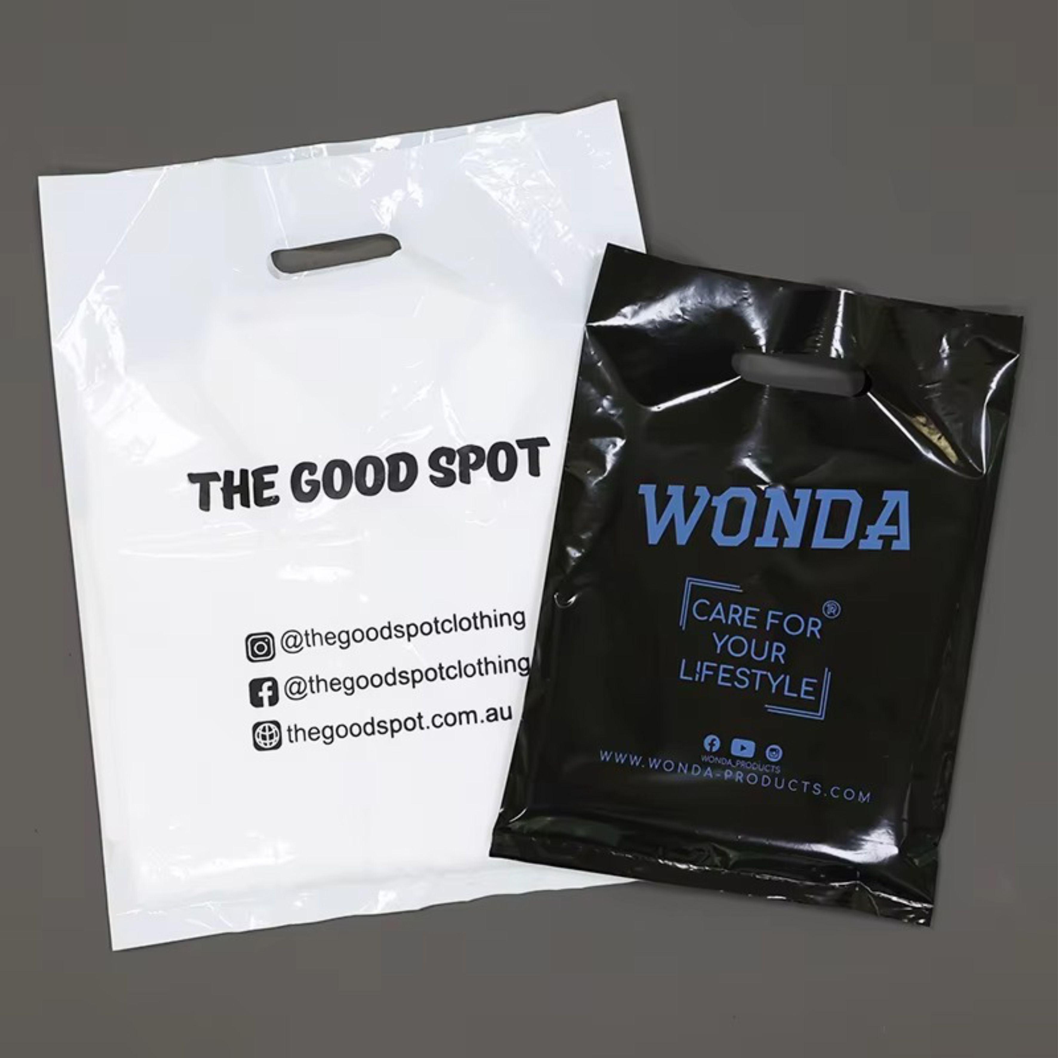 Bolsa de compras de plástico c - Event Party Shop reseña y precio