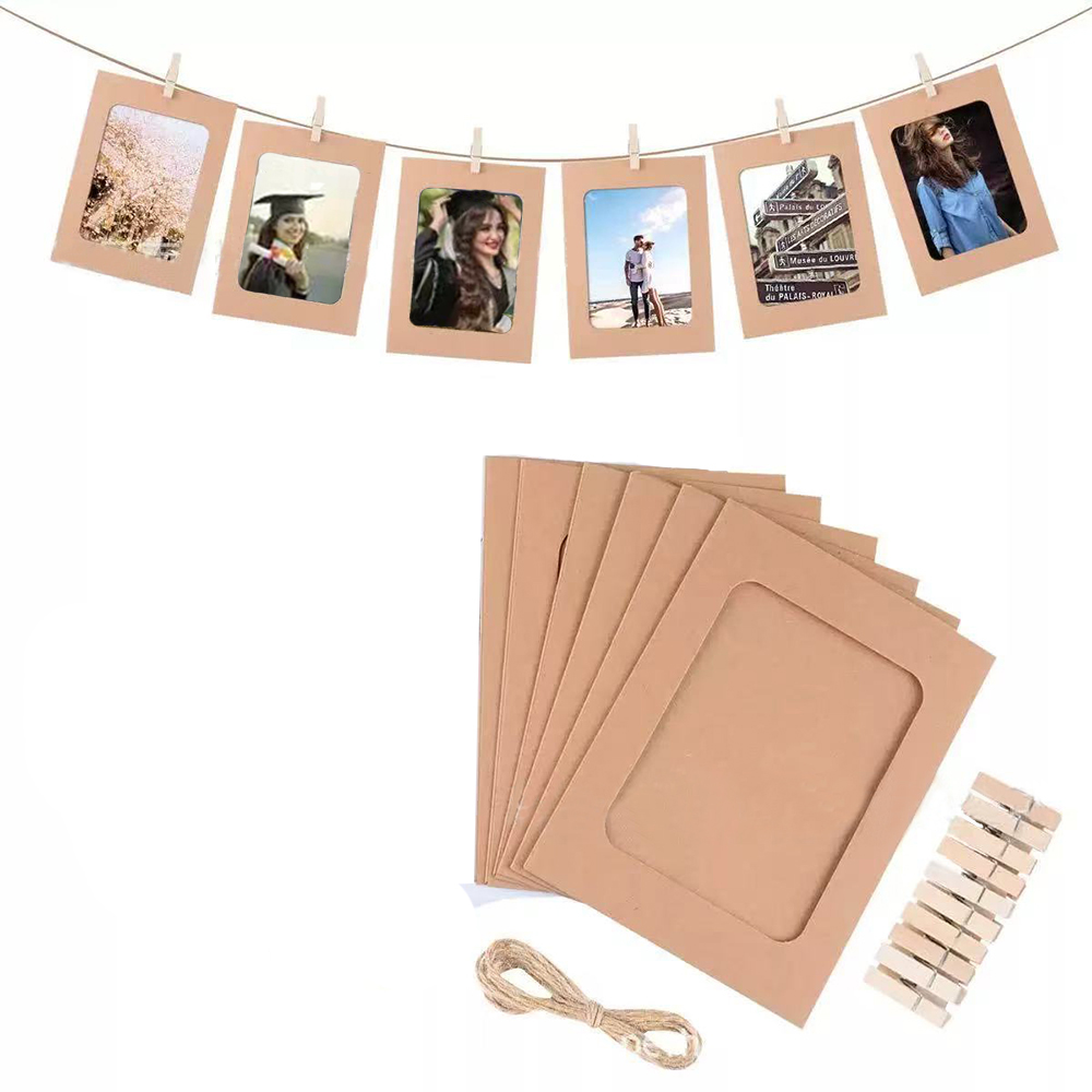 Runtowo 10 Uds marco de papel  - Photo Booth Frame reseña y precio