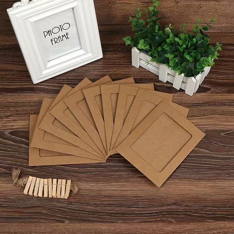 Runtowo 10 Uds marco de papel  - Photo Booth Frame reseña y precio
