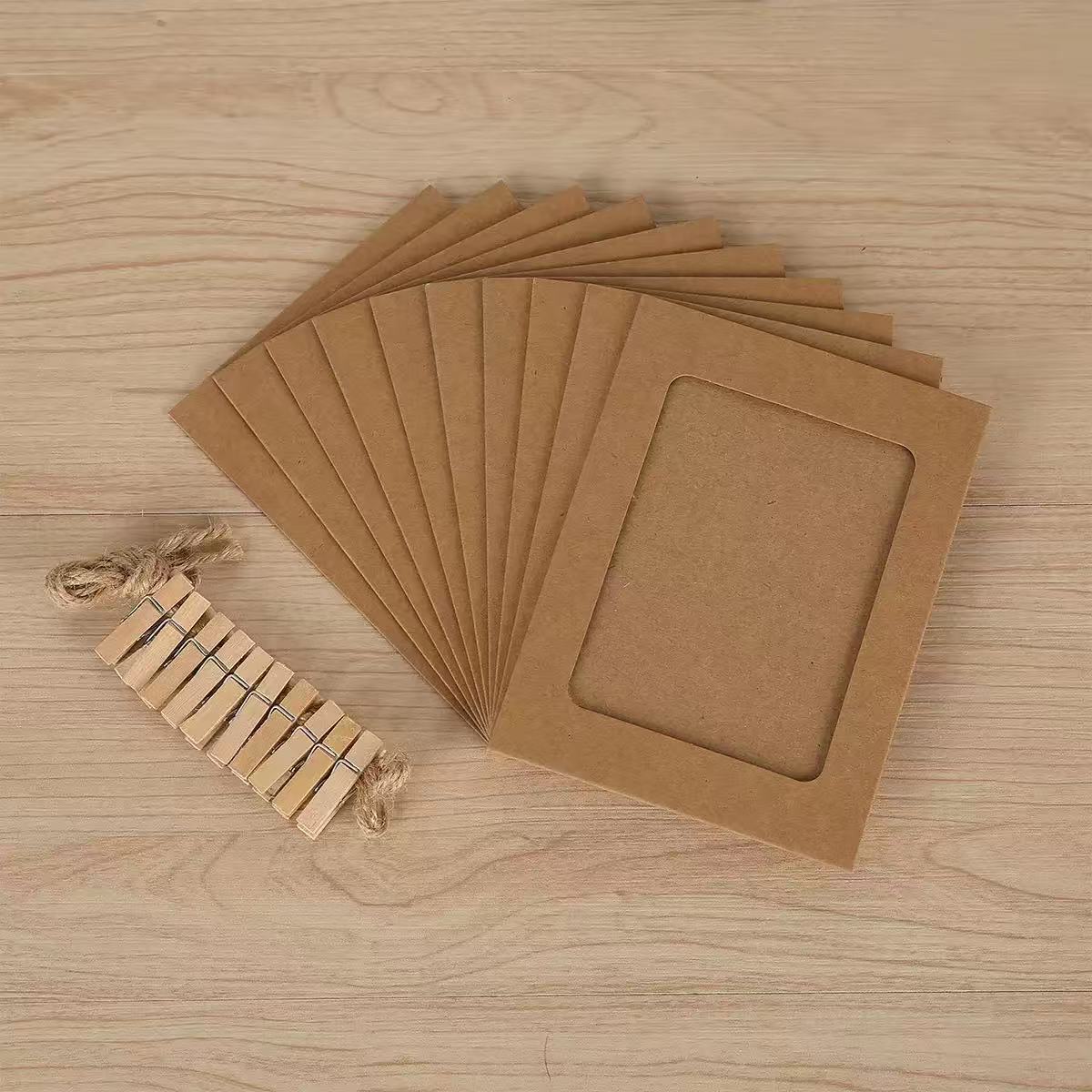 Runtowo 10 Uds marco de papel  - Photo Booth Frame reseña y precio