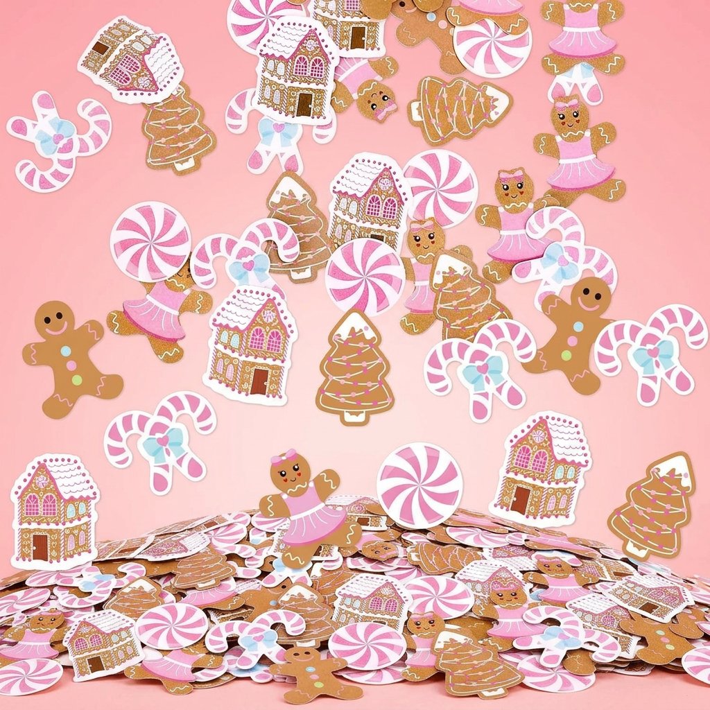 330 Piezas de Confeti Navideño - Papercraft Supply Confetti reseña y precio