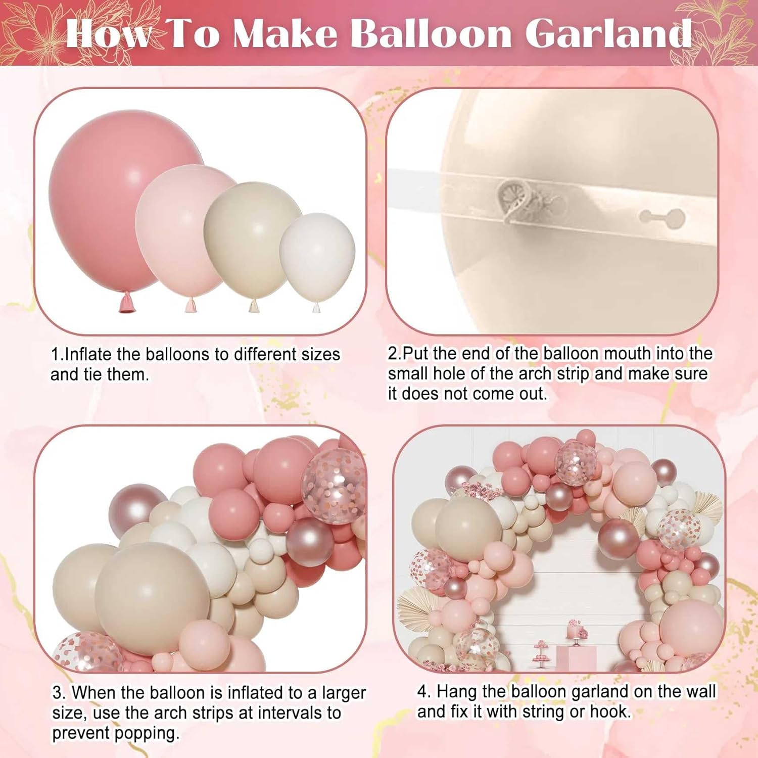 Kit de Guirnalda de Globos Ros - Balloon Arch Kit reseña y precio