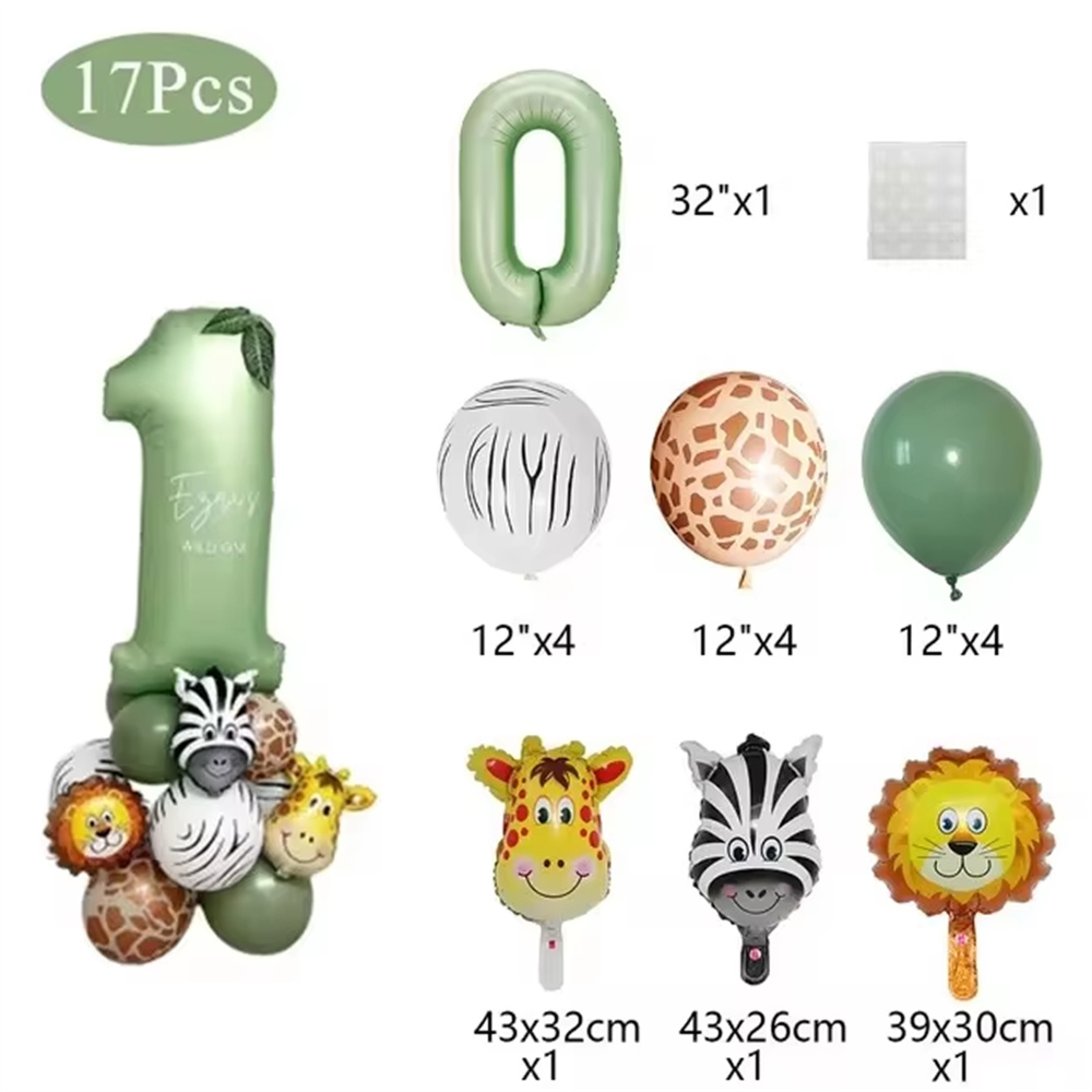Globos de Cumpleaños de Animal - Balloon Arch Kit reseña y precio