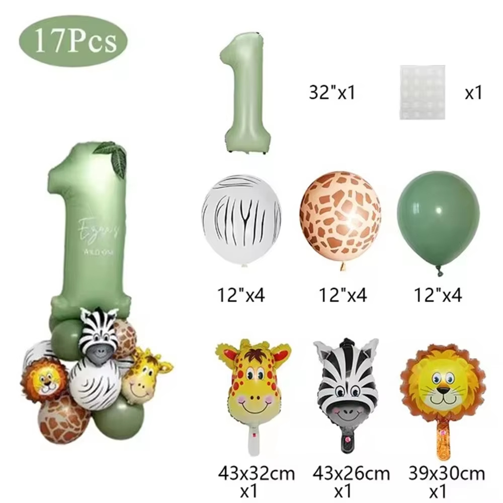 Globos de Cumpleaños de Animal - Balloon Arch Kit reseña y precio
