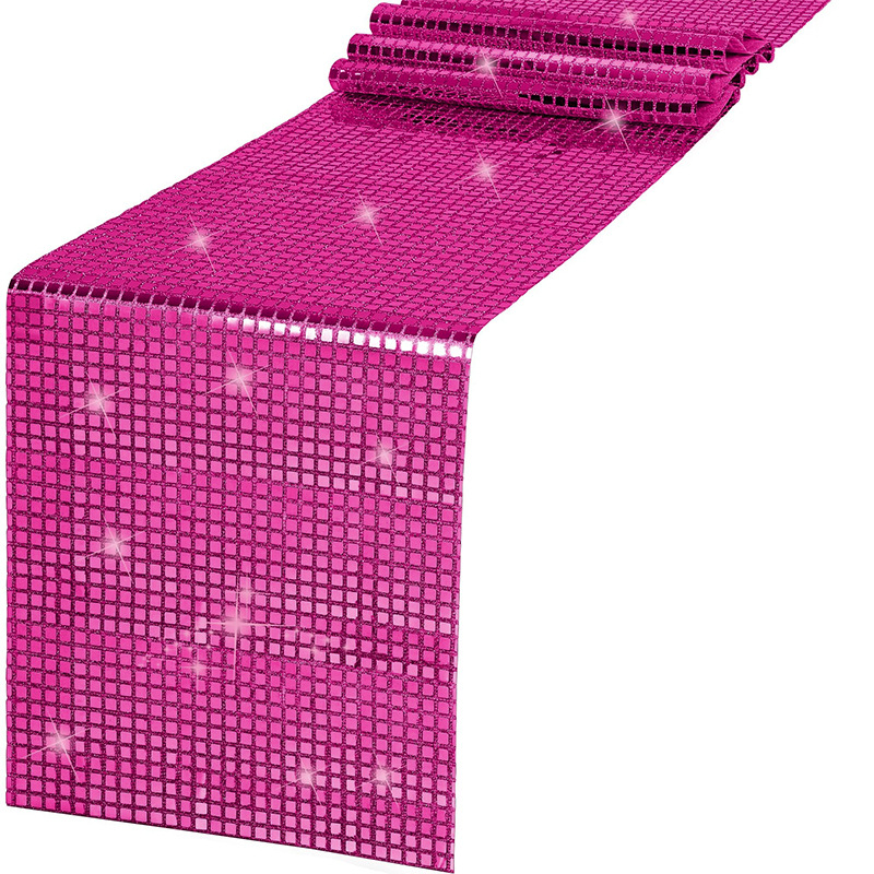 Mantel metálico de lámina dora - Glitter Tablecloth reseña y precio